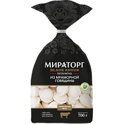 «MIRATORG» marbled beef dumplings Black Angus